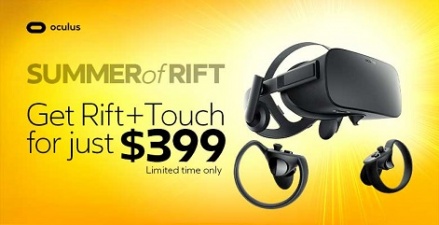 Oculus’ Amazing Rift And Touch Summer Sale